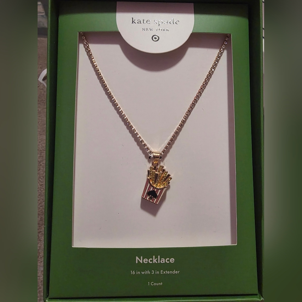 NEW Kate Spade X Target French Fry Tennis Necklace!